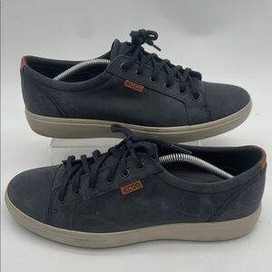 Ecco Men's Sneakers in Dark blue and gray soles